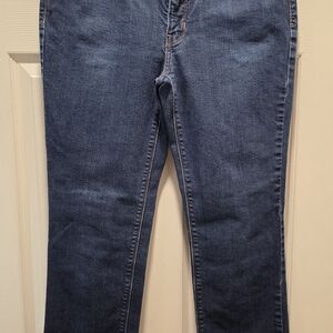 Women's Straight Leg Jeans - Blue